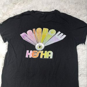 Kesha Rainbow third eye t shirt size small unisex